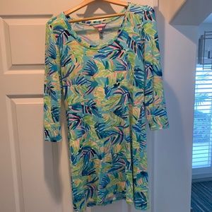 Lilly Pulitzer Long Sleeve Swing Dress Size Small